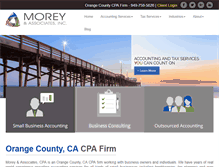 Tablet Screenshot of cpamorey.com